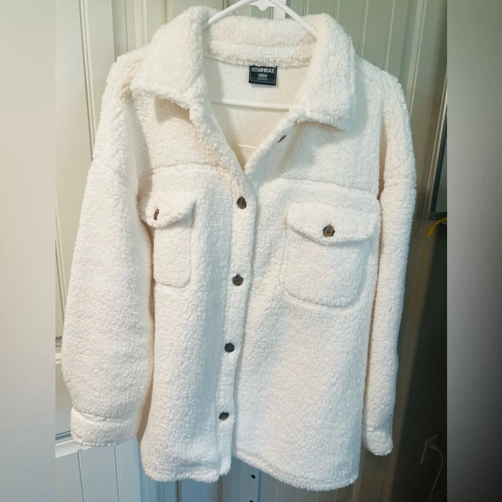 Women's Cream Teddy Jacket